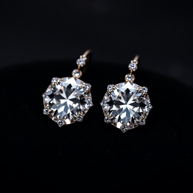 Vintage Diamond Earrings
