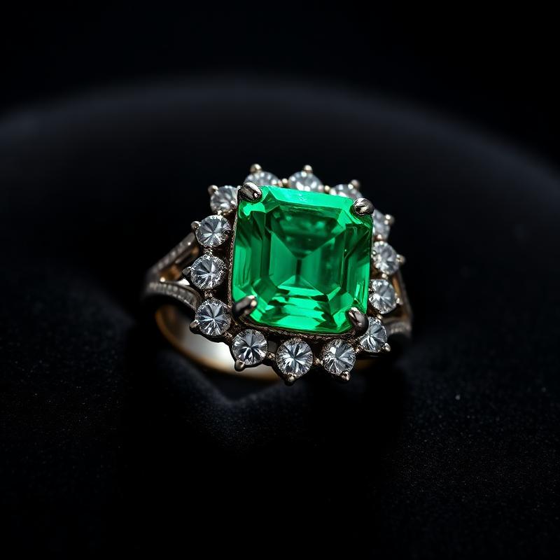 Emerald Diamond Ring